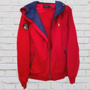 Polo Ralph Lauren Men’s Red FullZip & Blue Lining